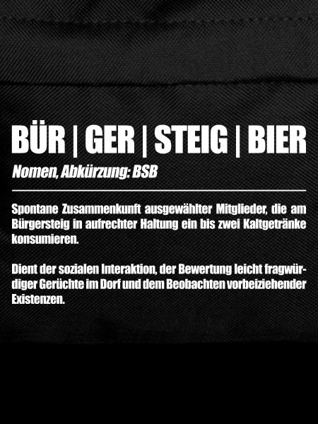 Bürgersteigbier Ortskontrollfahrt OKF