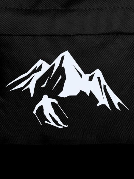 Summit Adventure Skier Silhouette