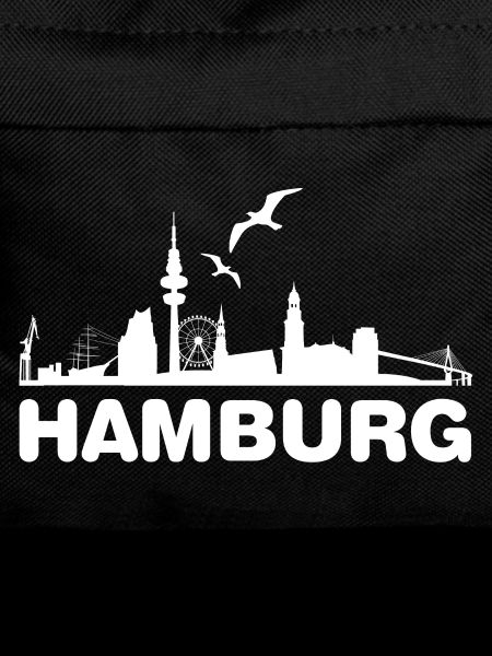 Hamburg Skyline Silhouette