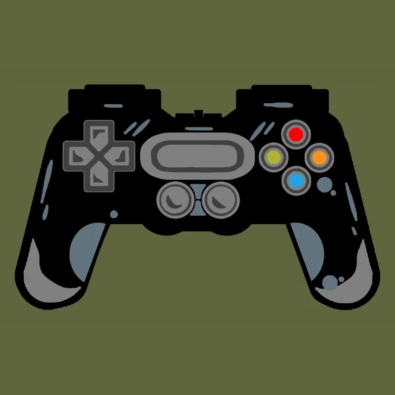 Retro Controller Silhouette