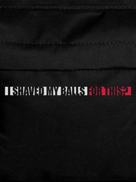 I shaved my balls