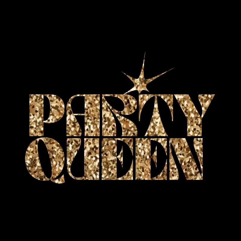 Party Queen Glitzer Gold