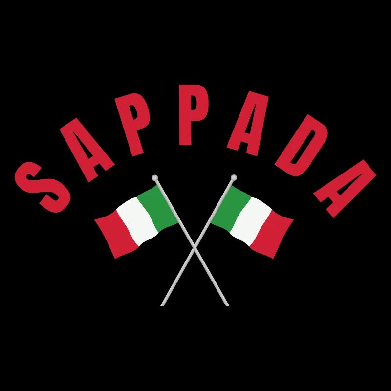 Sappada Italien Flaggen