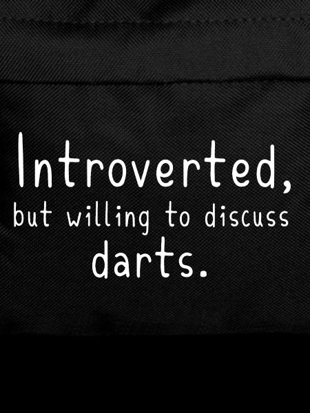 Introvert Dart Player Funny Darts Gift