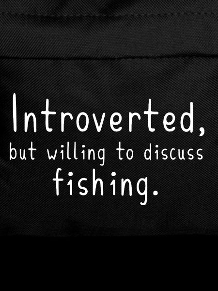Introvert Angler Funny Fishing Gift