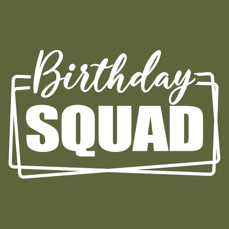 Birthday Squad Matching Gruppe Geburtstagsfeier Geschenk
