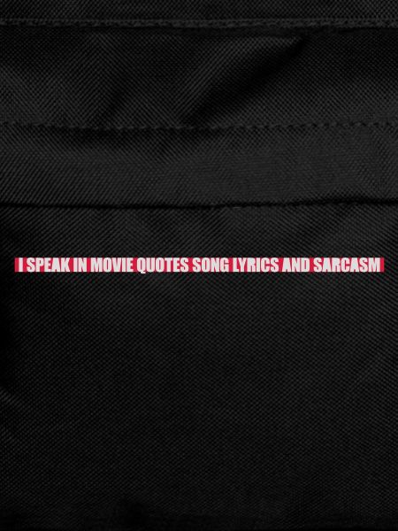 speak lyrics and sarcasm