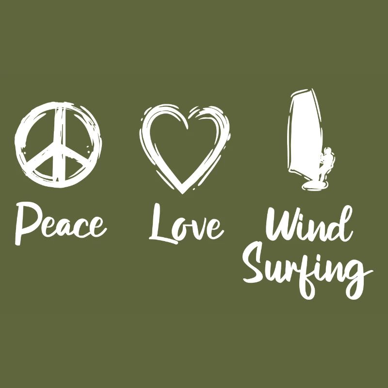 Peace Love Wind Surfing
