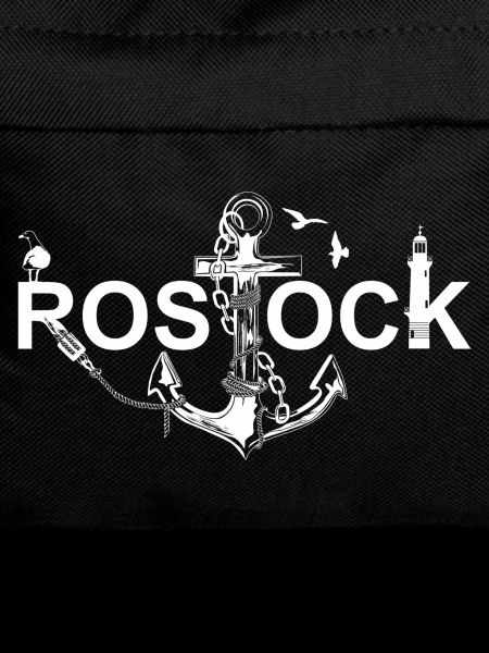 Rostock Schriftzug mit Anker