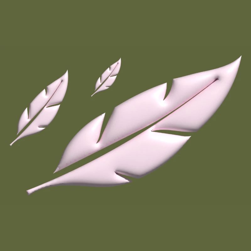 PINK FEATHERS FALLING