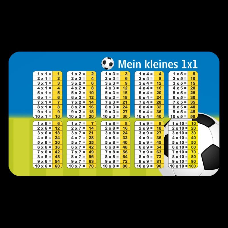 Soccer Small 1x1 - Blue Green | Customisable