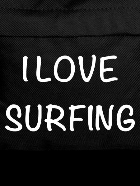 I love surfing