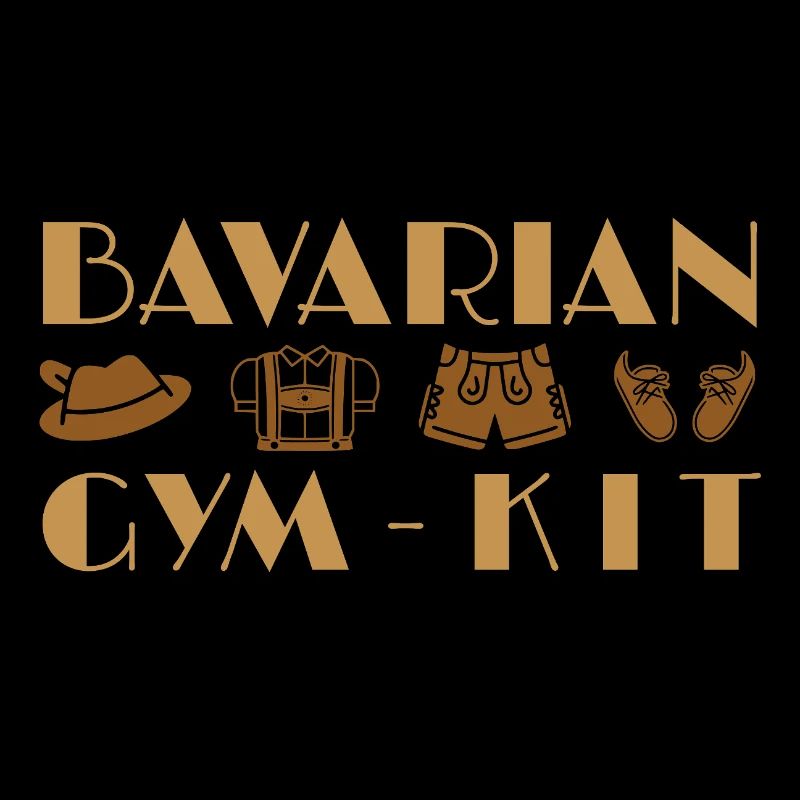 Bavarian Gym Kit Illustration