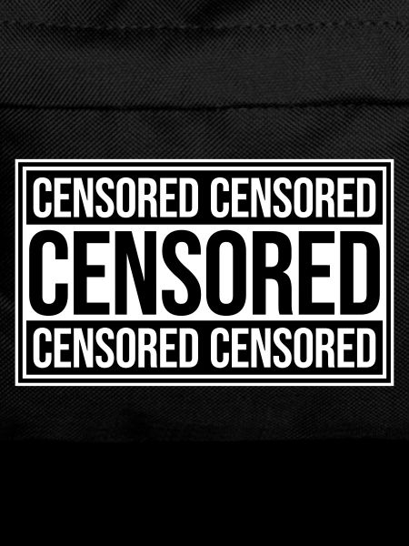 Censored Funny Statement Freedom Logo