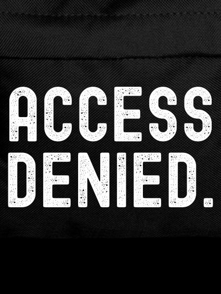 Access Denied Bold Typography