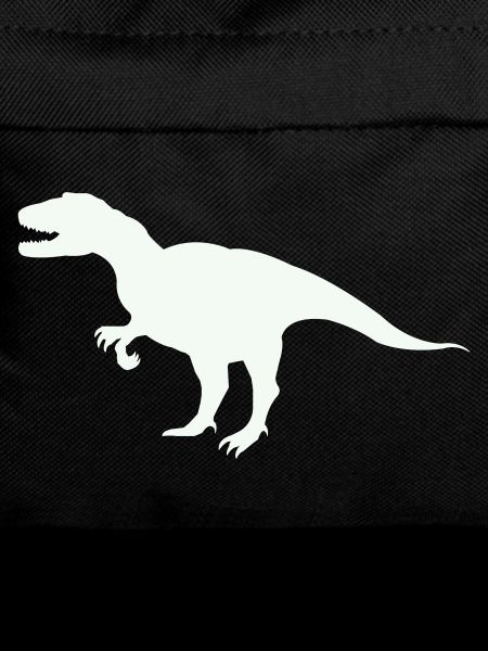 T-Rex Silhouette im Retro-Look