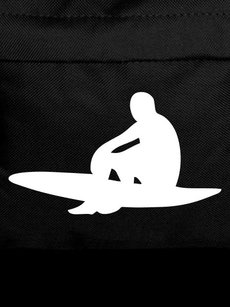 Surfer mit Surfboard