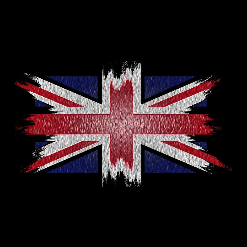 british flag art paint