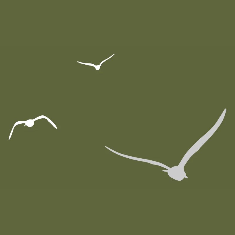 Three Seagulls | Seagull | Colors adjustable