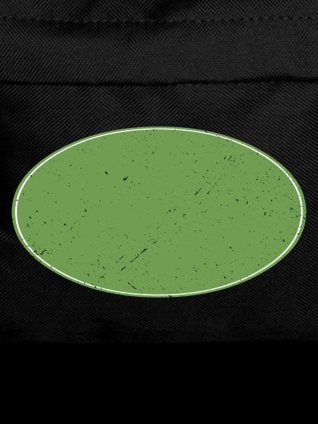 Oval background dirty green