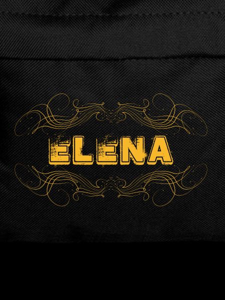 ELENA Schriftzug verziert