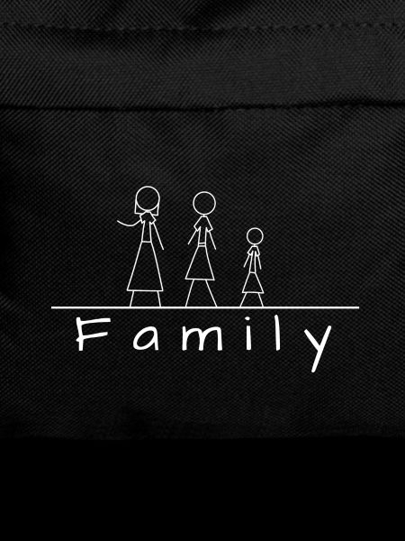 Stick figure family