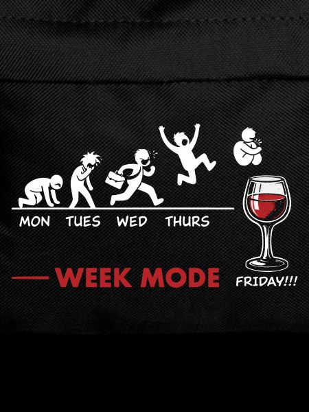 Vive le week-end - humour vin