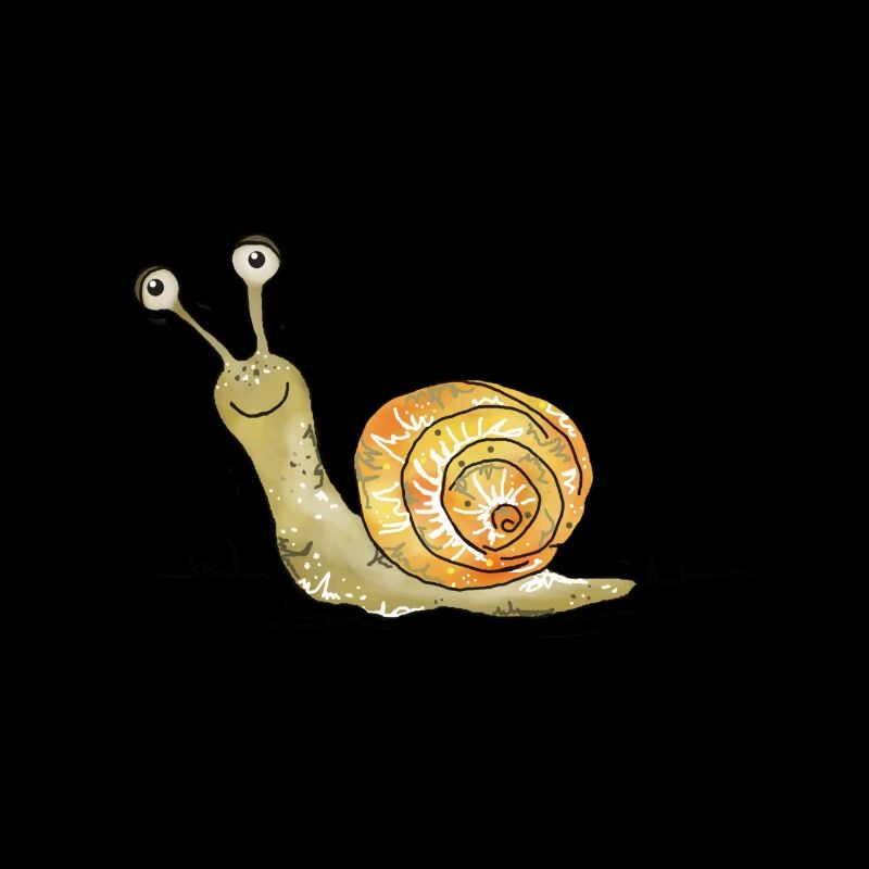 Escargot drôle