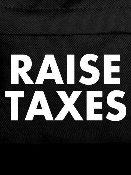 Raise taxes