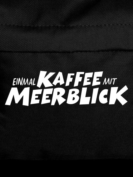 Einmal Kaffee mit Meerblick