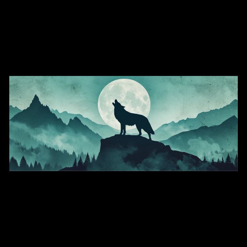 Wolf Howling At The Moon