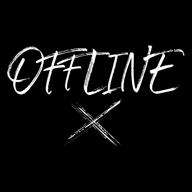 Offline lettering – minimalist design