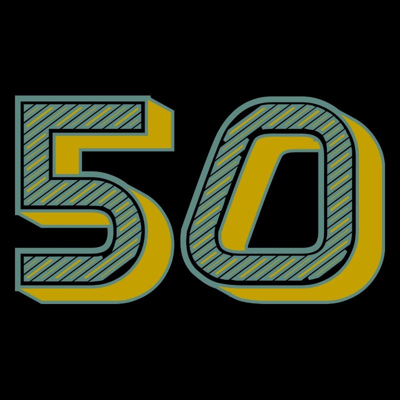 Number 50 Modern Chart