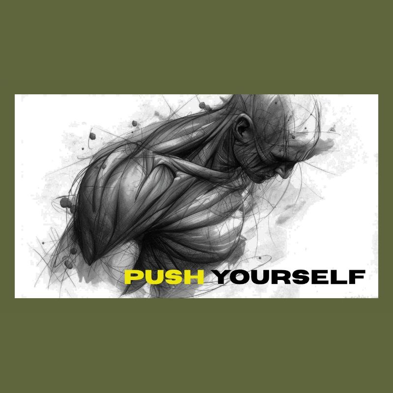 Strong Self Motivation Illustration