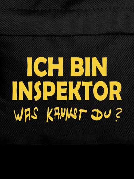 Beruf Inspektor