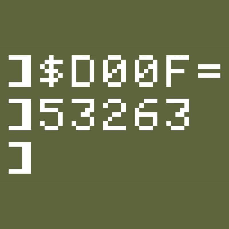 DOOF Code 8 bits Nerd Terminal Pixel Retro