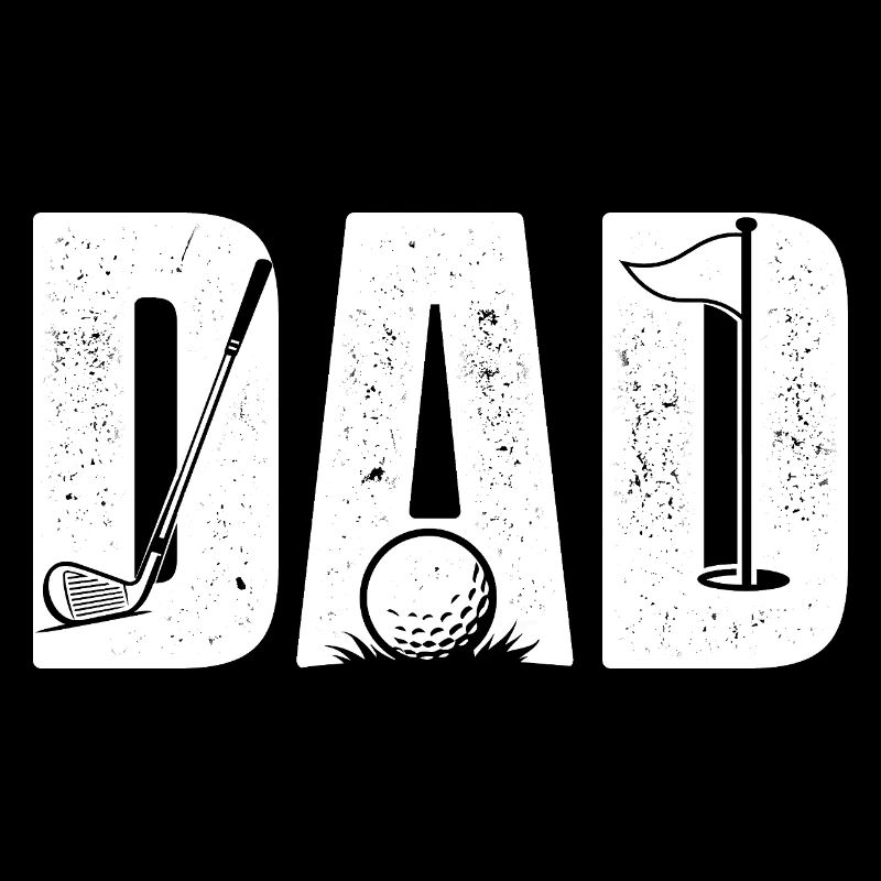 Dad Golf Player Father Fairway Lover