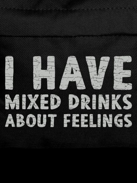 Gemischte Drinks über Gefühle