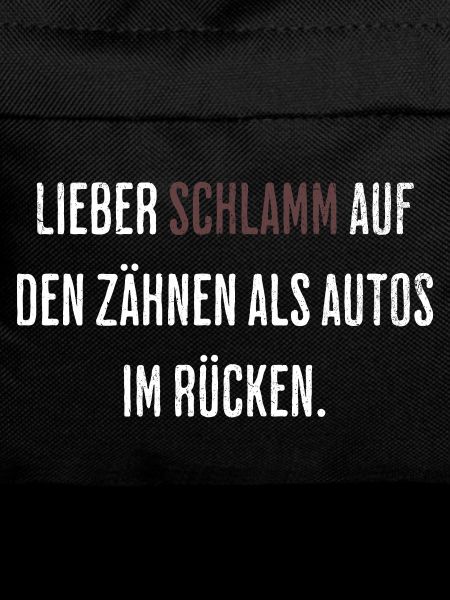 Lieber Schlamm Auf Den Zähnen
