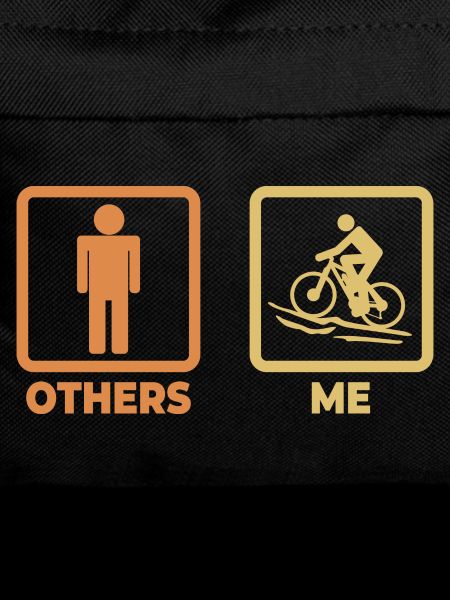 Mountainbiker Strichmännchen