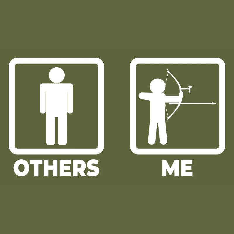 Archery stick figures