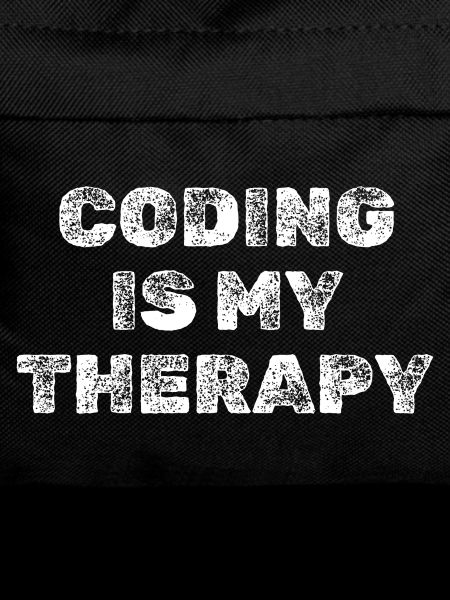 Coding Is My Therapy Programmer Shirt