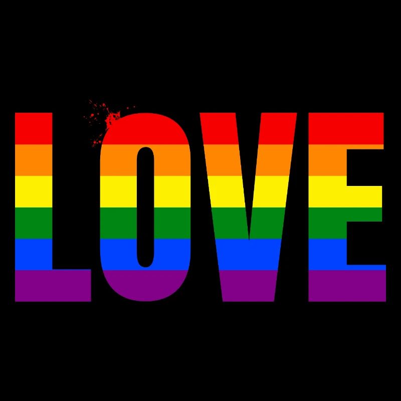 LOVE Rainbow Statement – Bold Equality Message