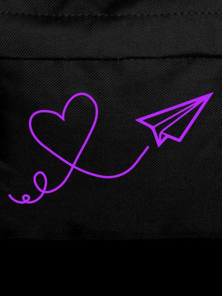 Heart Flight Paper Flight Illustration