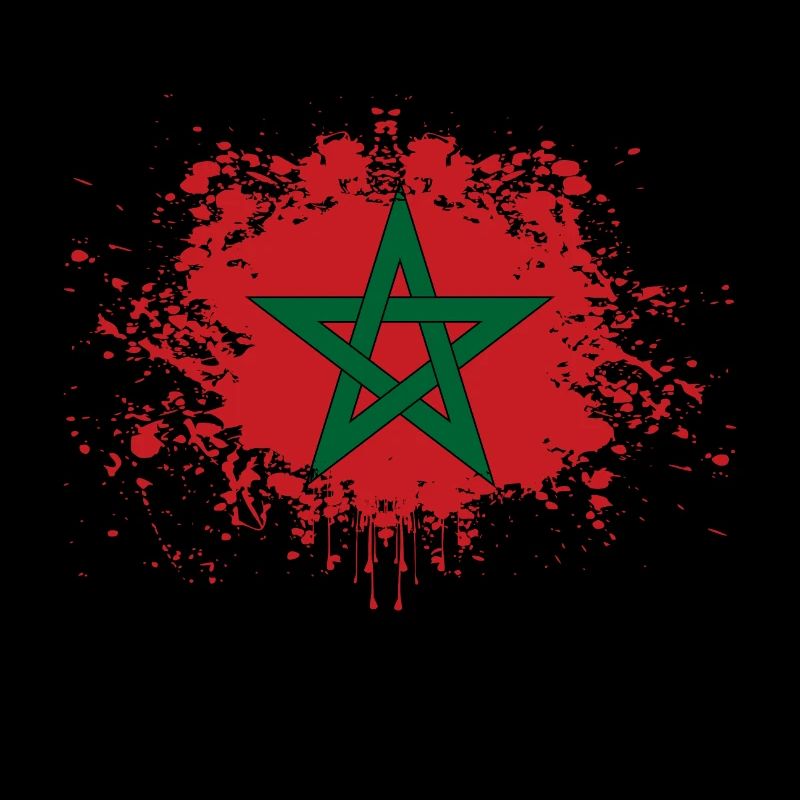Marokko Flagge Morocco Geschenkidee