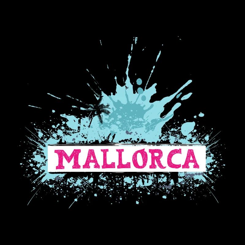 Majorca Spain Island Summer Palm Trees Beach Party