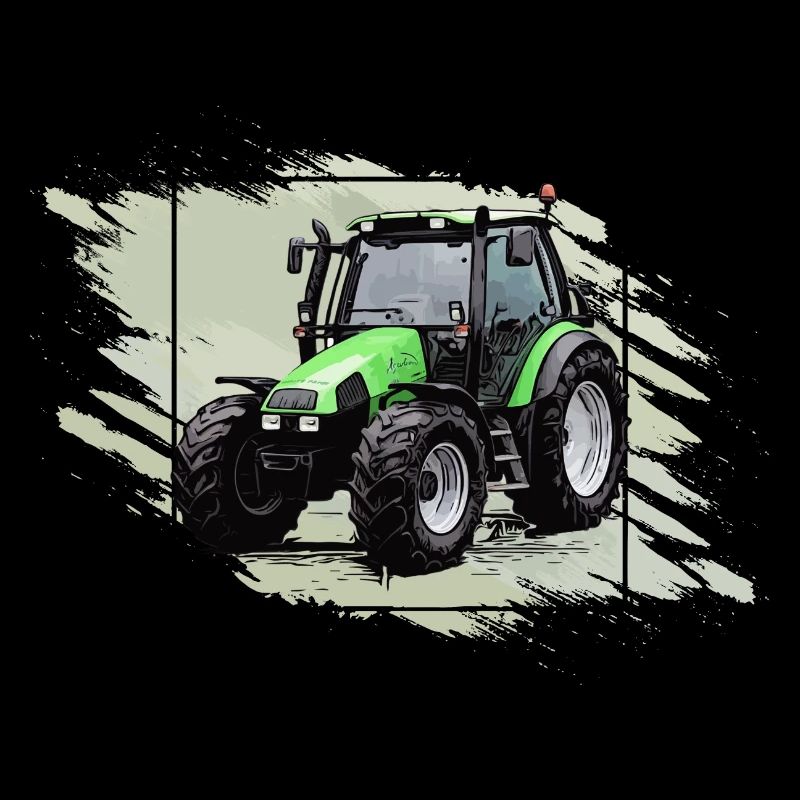 Small Green Tractor