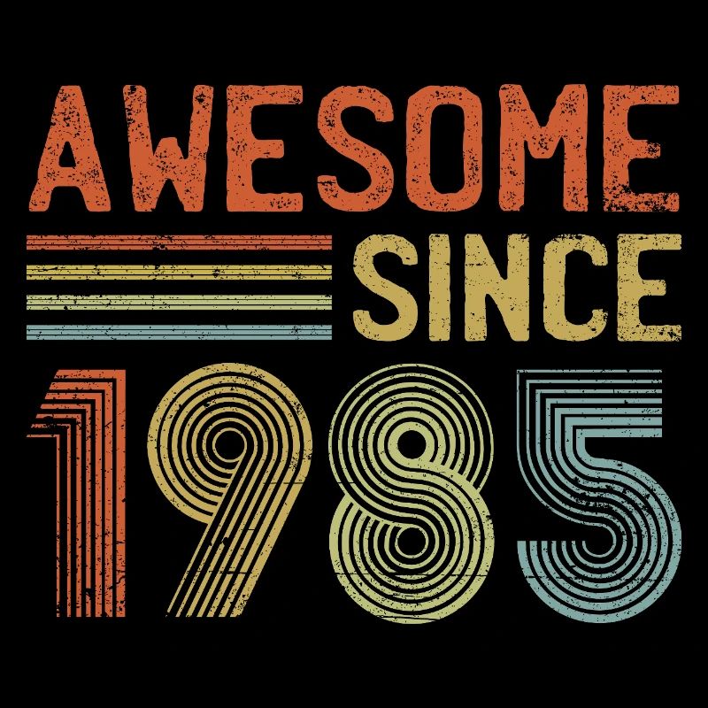 Retro 1985 Inspired Typeface Design