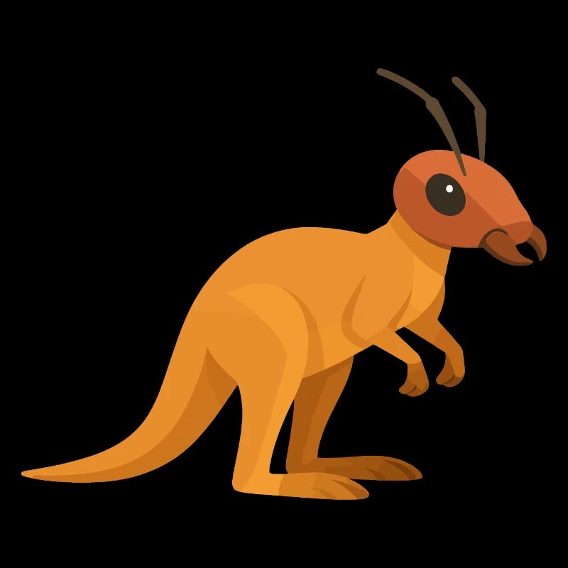 Kangaroo Ant with antennae