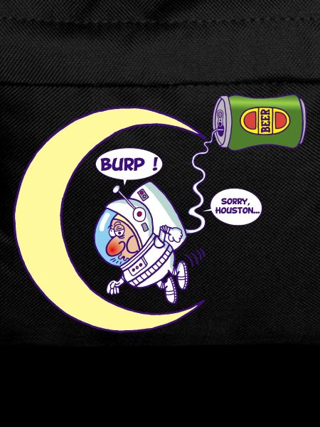 Astronaute et bière